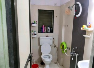 Bathroom in 1 BHK Apartment at Kuber Residency, Thane East – for Sale