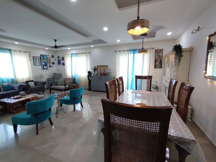 Living Room, 3c-lotus-300 4 Bedroom 4300 Sq.Ft. Apartment In Sector 107 Noida 10456740