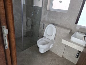 Bathroom in 3 BHK Apartment at LnT Elixir Reserve, Powai – for Rent