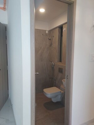 Bathroom in 2 BHK Apartment at Prescon Midtown Bay, Mahim West – for Rent