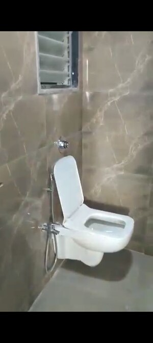 Bathroom in 1 BHK Apartment at MJ Shah Centrio, Govandi – for Rent