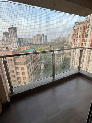 Balcony in 2 BHK Apartment at Siddhi Highland Park, Kolshet Road – for Rent