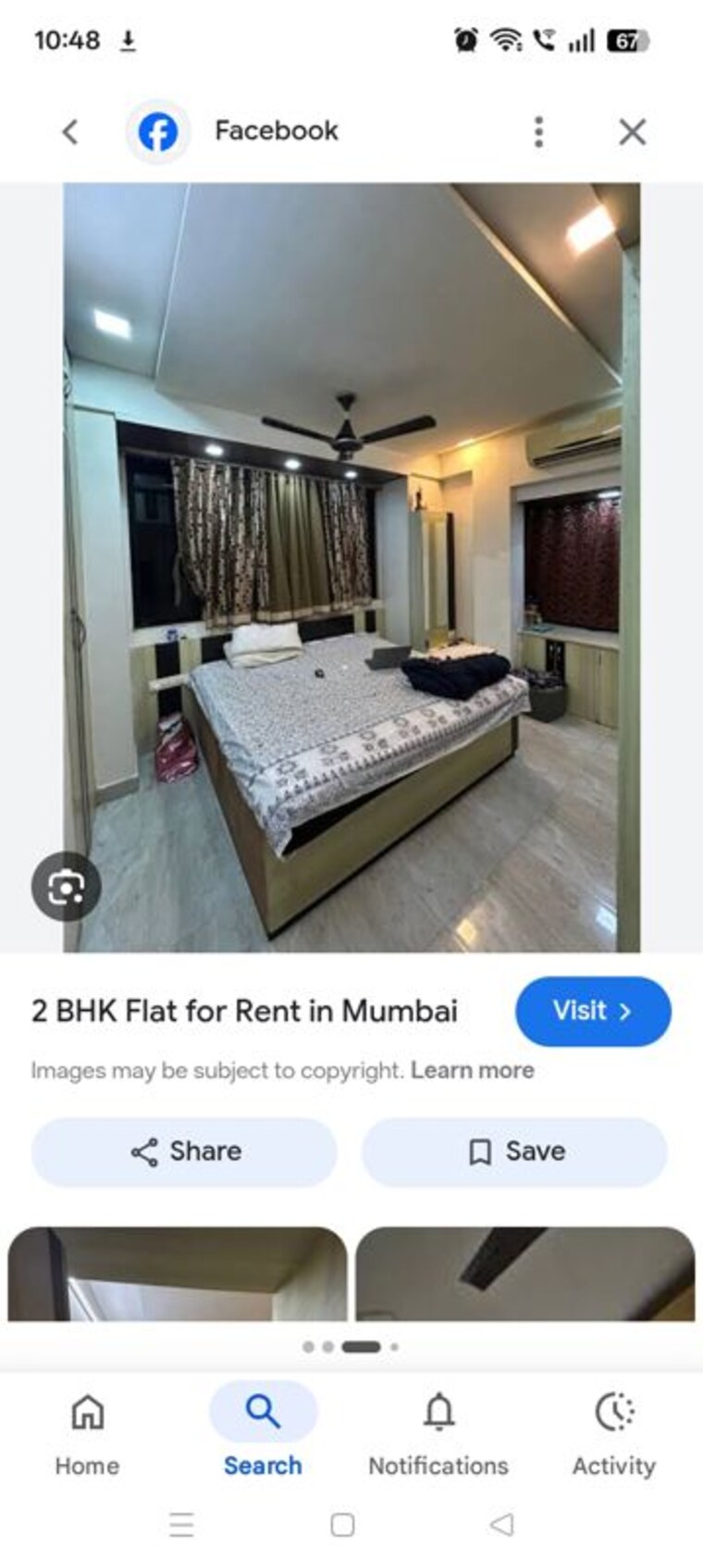 Bedroom, samartha-deep 2 Bedroom 1034 Sq.Ft. Apartment In Andheri West Mumbai 10456798