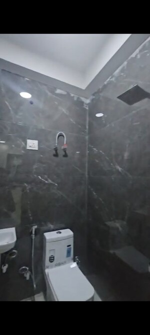 Bathroom in 2 BHK Builder Floor at Mehrauli – for Rent