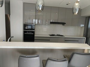 Bathroom in 3 BHK Apartment at Lodha The World Towers World One Tier 2, Worli – for Rent
