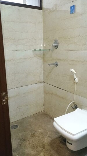Bathroom in 3 BHK Builder Floor at Saket – for Rent