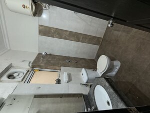 Attached Bathroom in 3 BHK Builder Floor at Ansal API Esencia, Sector 67 – for Rent