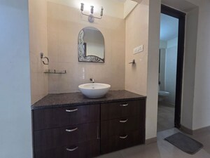 Bathroom in 3 BHK Apartment at Anmol Tower, Goregaon West – for Rent