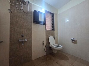 Bathroom in 3 BHK Apartment at Anmol Tower, Goregaon West – for Rent