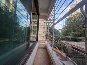 Balcony in 3 BHK Apartment at Anmol Tower, Goregaon West – for Rent