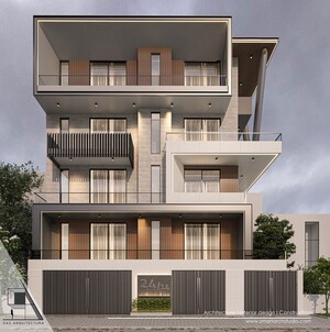 4 BHK Builder Floor – Exterior View View at Panchsheel Park - for Sale