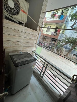 Balcony in 2 BHK Builder Floor at Sushant Lok I – for Rent