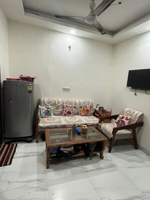 Living Room in 2 BHK Builder Floor at Sushant Lok I – for Rent