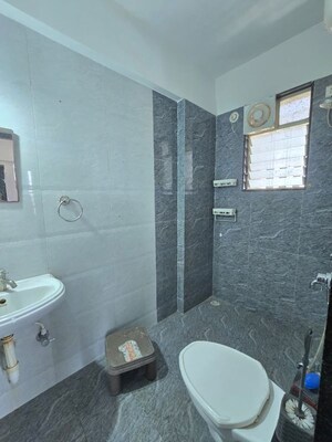 Bathroom in 2.5 BHK Apartment at Kharadi – for Rent