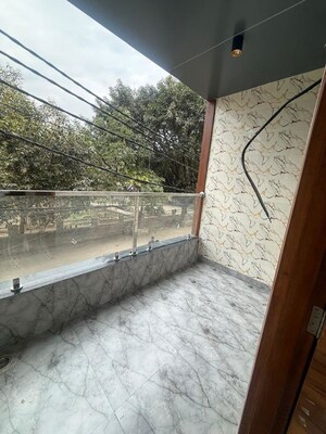 Balcony in 3.5 BHK Builder Floor at Raj Nagar Extension – for Sale