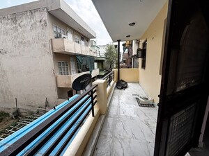 Balcony in 2 BHK Builder Floor at Ansal Palam Triangle, Palam Vihar Extension – for Rent