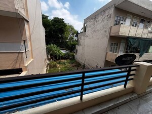 Balcony in 2 BHK Builder Floor at Ansal Palam Triangle, Palam Vihar Extension – for Rent