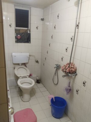 Bathroom in 1 BHK Apartment at Gita Society, Camp – for Rent