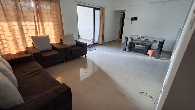 Living Room, pebbles-i 3 Bedroom 1300 Sq.Ft. Apartment In Bavdhan Pune 10457027