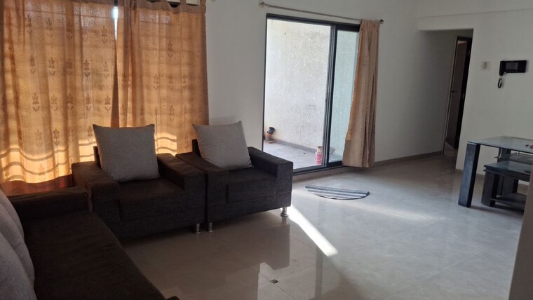 Living Room, pebbles-i 3 Bedroom 1300 Sq.Ft. Apartment In Bavdhan Pune 10457027