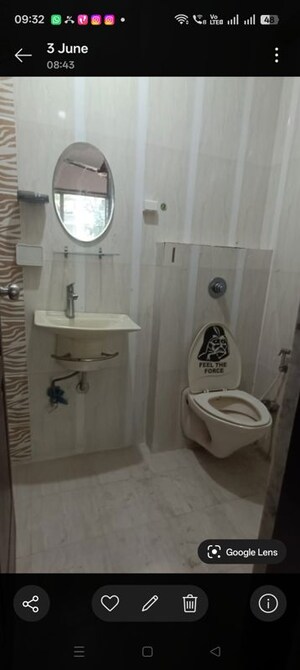 Bathroom in 2 BHK Apartment at Sarla Garden, Vakola – for Rent