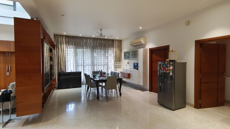 Living Room, creative-west-winds 4 Bedroom 4500 Sq.Ft. Villa In Bhanur Hyderabad 10457036
