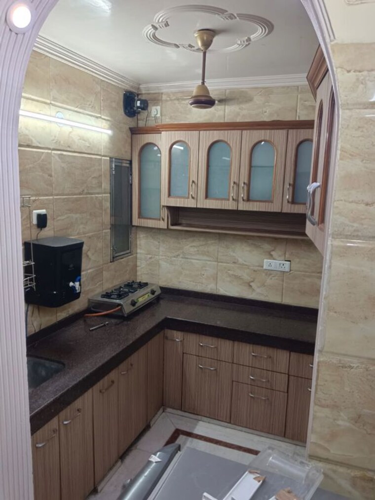 Kitchen, lajpat nagar 4 2 Bedroom 1004 Sq.Ft. Builder Floor In Lajpat Nagar 4 Delhi 10457048