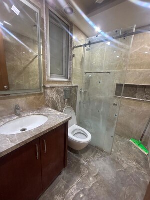 Kitchen in 3 BHK Builder Floor at Greater Kailash I – for Rent