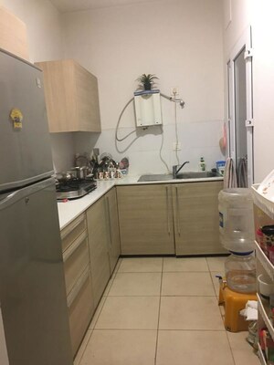 Bathroom in 2 BHK Apartment at Bhartiya Nikoo Homes, Thanisandra Main Road – for Rent