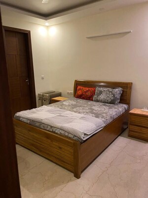 Bedroom in 3 BHK Builder Floor at Chittaranjan Park – for Sale