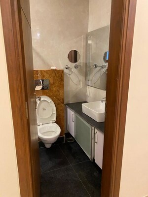 Bathroom in 3 BHK Builder Floor at Chittaranjan Park – for Sale