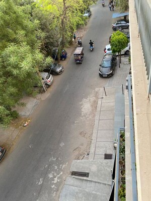 Balcony in 3 BHK Builder Floor at Chittaranjan Park – for Sale