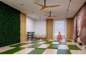 Living Room in 3 BHK Apartment at Ecolife Eon Akash, Panathur – for Sale