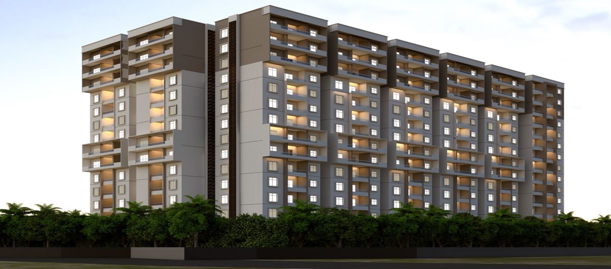 3 BHK 1460 Sq.Ft. Apartment in Ecolife Eon Akash