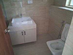 Bathroom in 3 BHK Apartment at Aurobindo Kohinoor, Serilingampally – for Rent