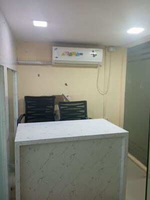 Bathroom in  Office Space at Haware Fantasia, Vashi Sector 28 – for Rent