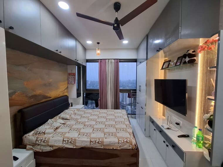 Bedroom, sheth-auris-bliss 2 Bedroom 691 Sq.Ft. Apartment In Malad West Mumbai 10457189