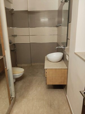Bathroom in 2 BHK Builder Floor at Chittaranjan Park – for Rent