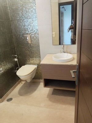 Bathroom in 2 BHK Builder Floor at Chittaranjan Park – for Rent