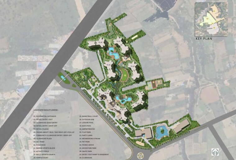 Master Plan, high grounds 1 Bedroom 740 Sq.Ft. Apartment In High Grounds Bangalore 10457310
