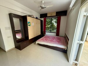 Bedroom in 2 BHK Apartment at Sukhwani Pacific 2, Thergaon – for Rent
