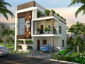 3 BHK Villa – Exterior View View at Jharapada - for Sale