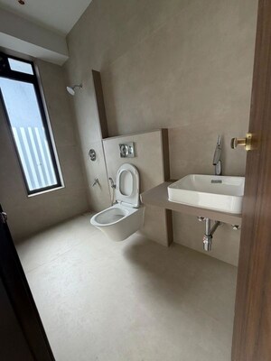 Bathroom in 3 BHK Apartment at Manohar Apartment, Bandra West – for Sale