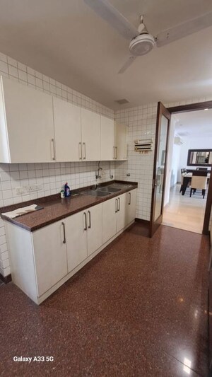 Kitchen in 3 BHK Builder Floor at Safdarjung Enclave – for Rent