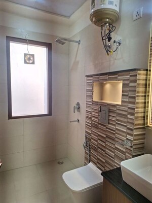 Bathroom in 3 BHK Builder Floor at Vipul World Floors, Sector 48 – for Rent