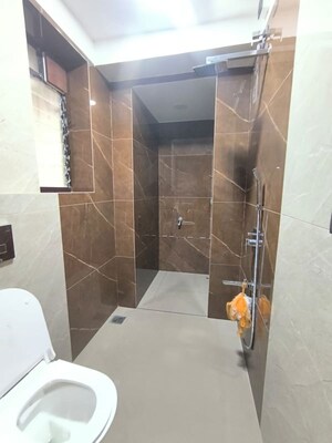 Bathroom in 3 BHK Apartment at Abrol Vastu Park, Malad West – for Rent