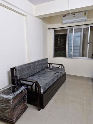 Living Room in 1 BHK Apartment at Capri Building, Bandra East – for Rent