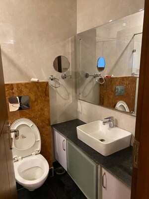 Bathroom in 3 BHK Builder Floor at Chittaranjan Park – for Sale