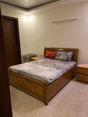 Bedroom in 3 BHK Builder Floor at Chittaranjan Park – for Sale