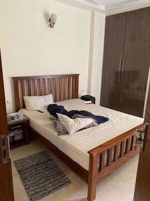 Bedroom in 3 BHK Builder Floor at Chittaranjan Park – for Sale